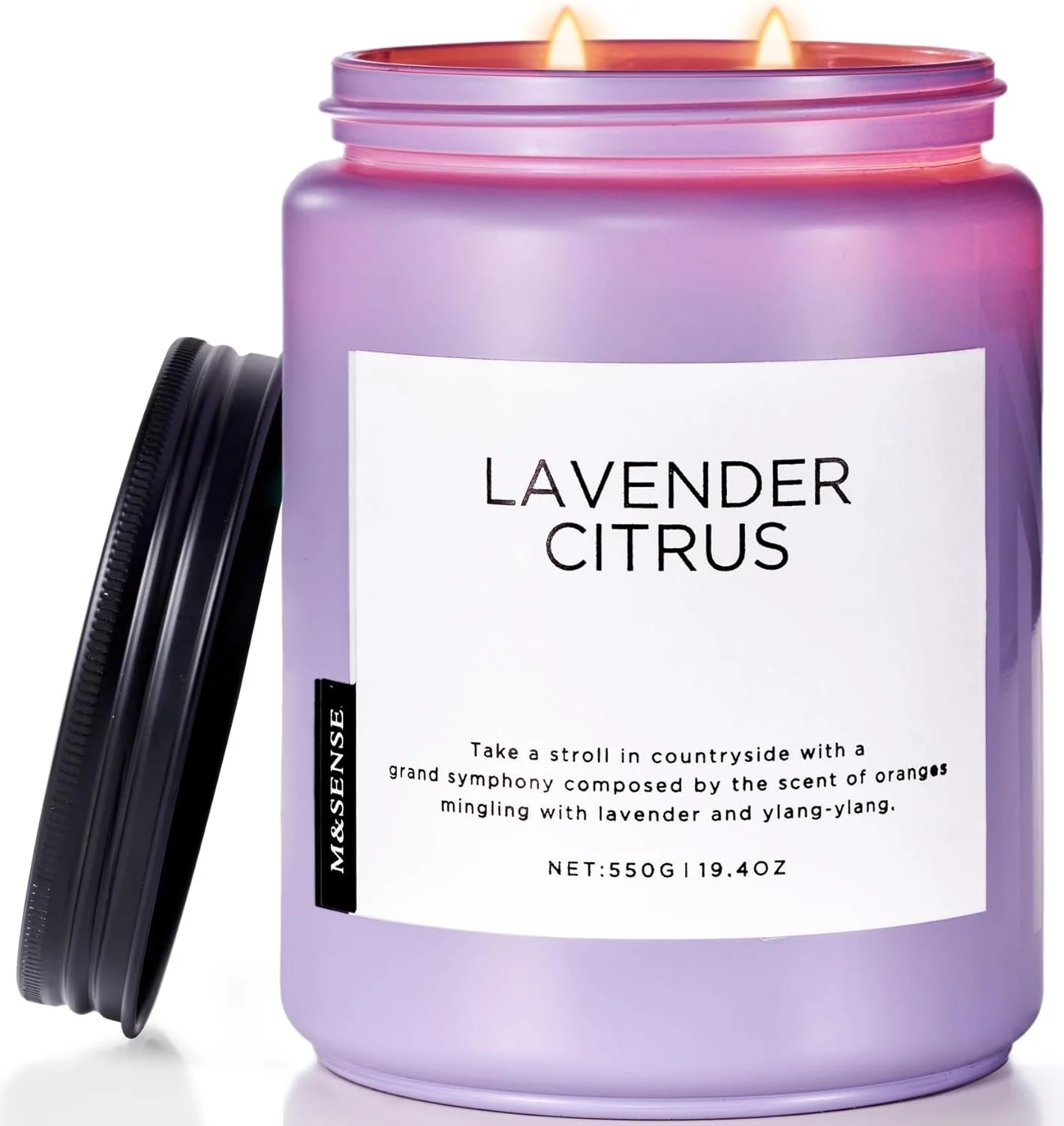 Manufacturer direct Sales Scented Candle in Glass Jar Soy Candles Long-lasting smell for Ideal Gifts