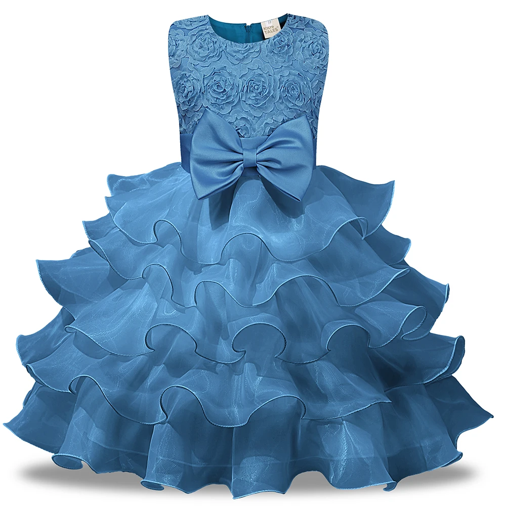 New Fashion Toddler Baby Girl Clothes Children Kids Party Birthday Wedding Princess Dress
