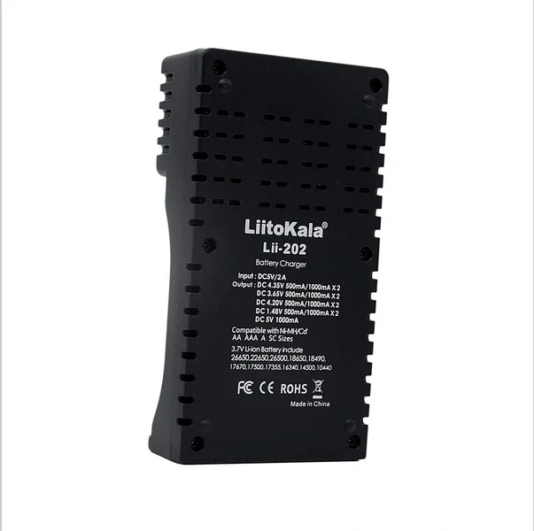 Hot Sell Lii-202 18650 Battery Charger For  Lii Battery 26650 21700 20700 18650 18350 14500