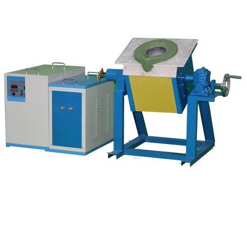 70KW 25KG Small Medium Frequency Steel Melting Induction Furnace