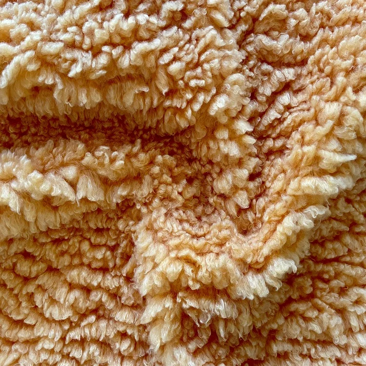 Ultra Soft Warm Luxury Faux Fur Polyester Fleece Stock Lot Sherpa Lining Fabric For Fur Coat
