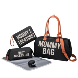 Luxury Waterproof Maternity Mom Bags Essentials large baby diaper bag tote mommy bag set for Hospital