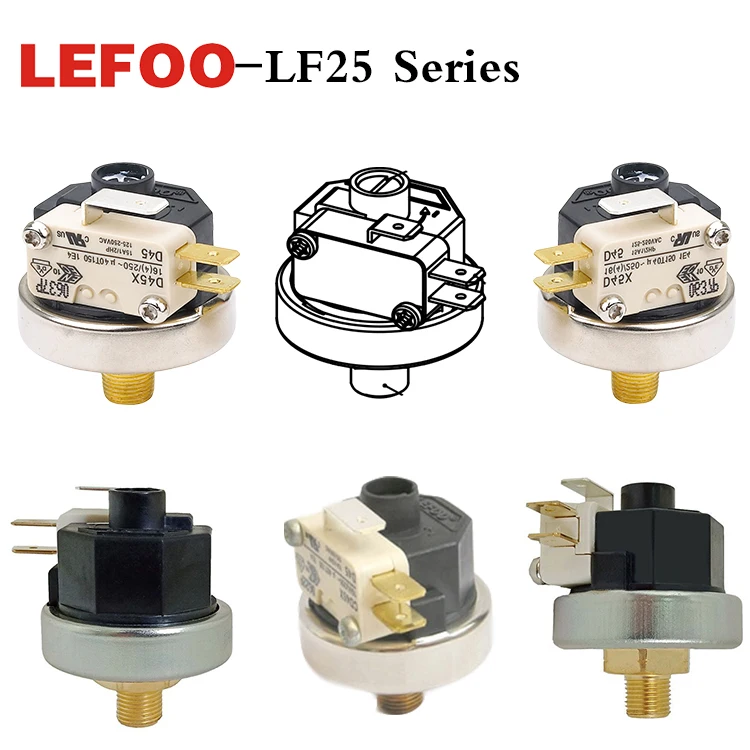  LEFOO LF25 миниатюрный переключатель давления парового котла