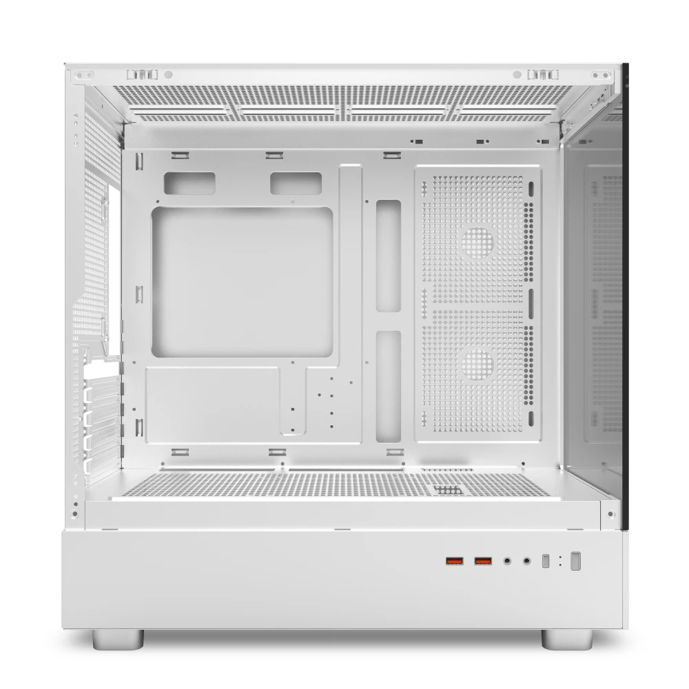 New Arrival Custom White Glass PC Case Computer Case Gaming Computer Cases & Towers Cabinet
