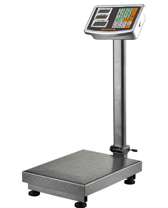 RENKMHE LED/LCD Customizable Size Stainless Steel Digital Platform Scale 60kg 100kg 300kg  RENHEHQ