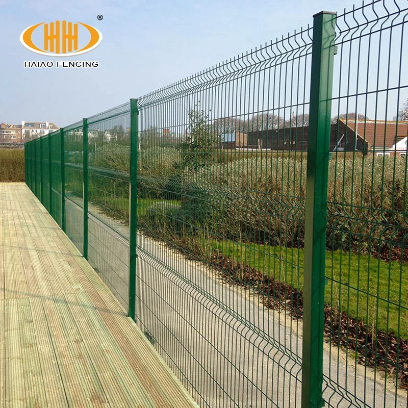 Classic Design Steel Wire Mesh Outdoor Fence Easily Assembled Highway Fence Panel Factory Supply Welded Wire Mesh Fence