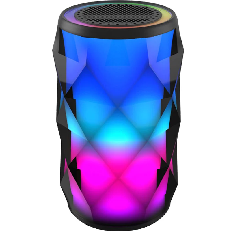 Manufacturer Factory Christmas Super Bass Hifi Sound Rhythmic Colorful Lighting Bluetooth Speakers Portable Speaker