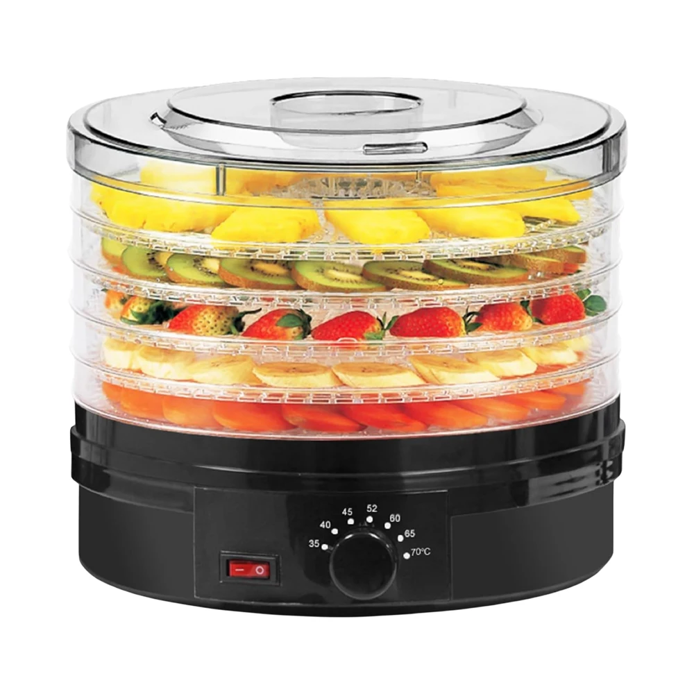5 Layer Fruit Drying Machine Home Food Dehydrator Household Yogurt Vanilla Fruit Food Dryer Electronic components Dehydrating
