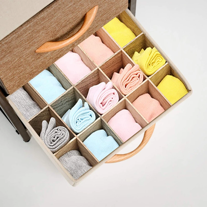 Factory Hot Selling Folding Stylish Smart Fabric Storage Drawer Foldable Dresser Storage Tower