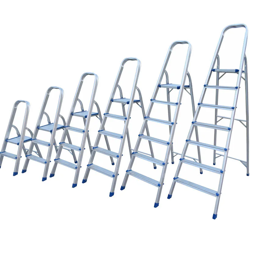 Home Portable Escada de Aluminio Folding 2/3/4/5/6 Steps Aluminum Ladder