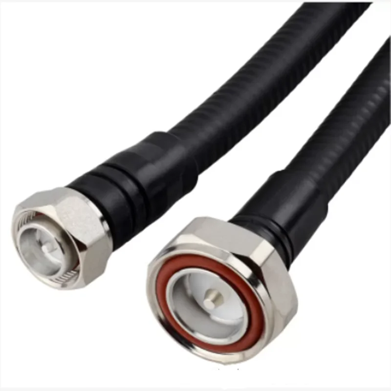 low PIM 1/2' Super Flexible  with 7/16 DIN-Male to 4.3-10 Mini Din Male connector RF Jumper Coaxial Cable