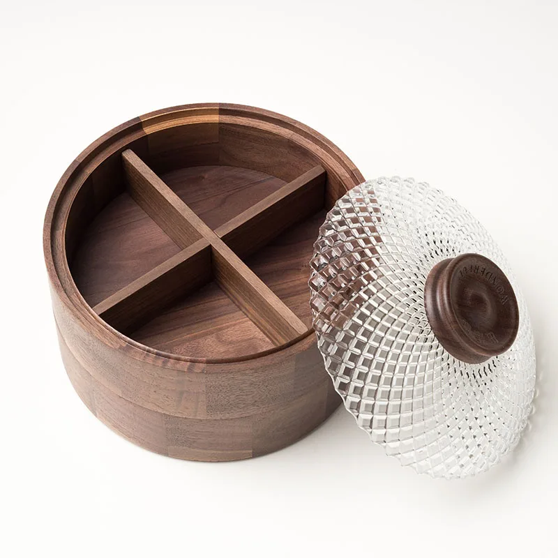 Snack Storage Container food moisture-proof Wooden Dried Fruit Box fruit & vegetable tools storage containers