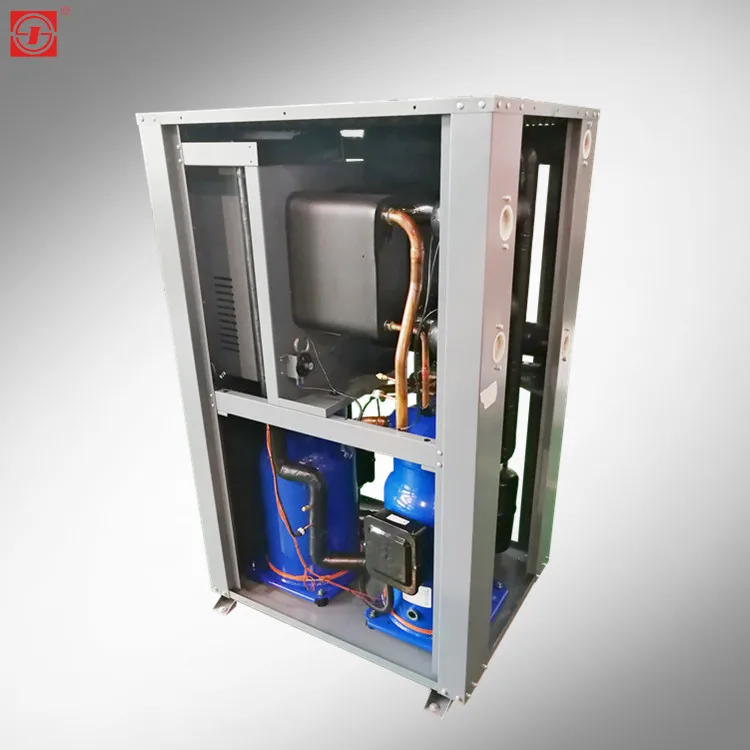 Industrial indoor wall mounted refrigeration glycol chiller unit with low noise