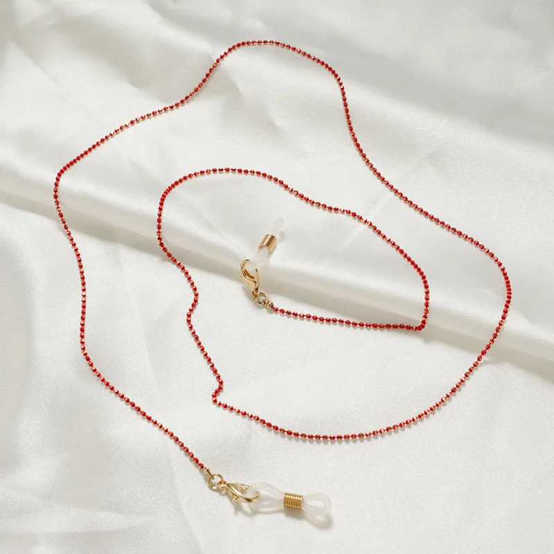 Bead Glasses Chain Anti-slip Reading Chain Gold Plated Sunglasses Chain Eyewear Retainer