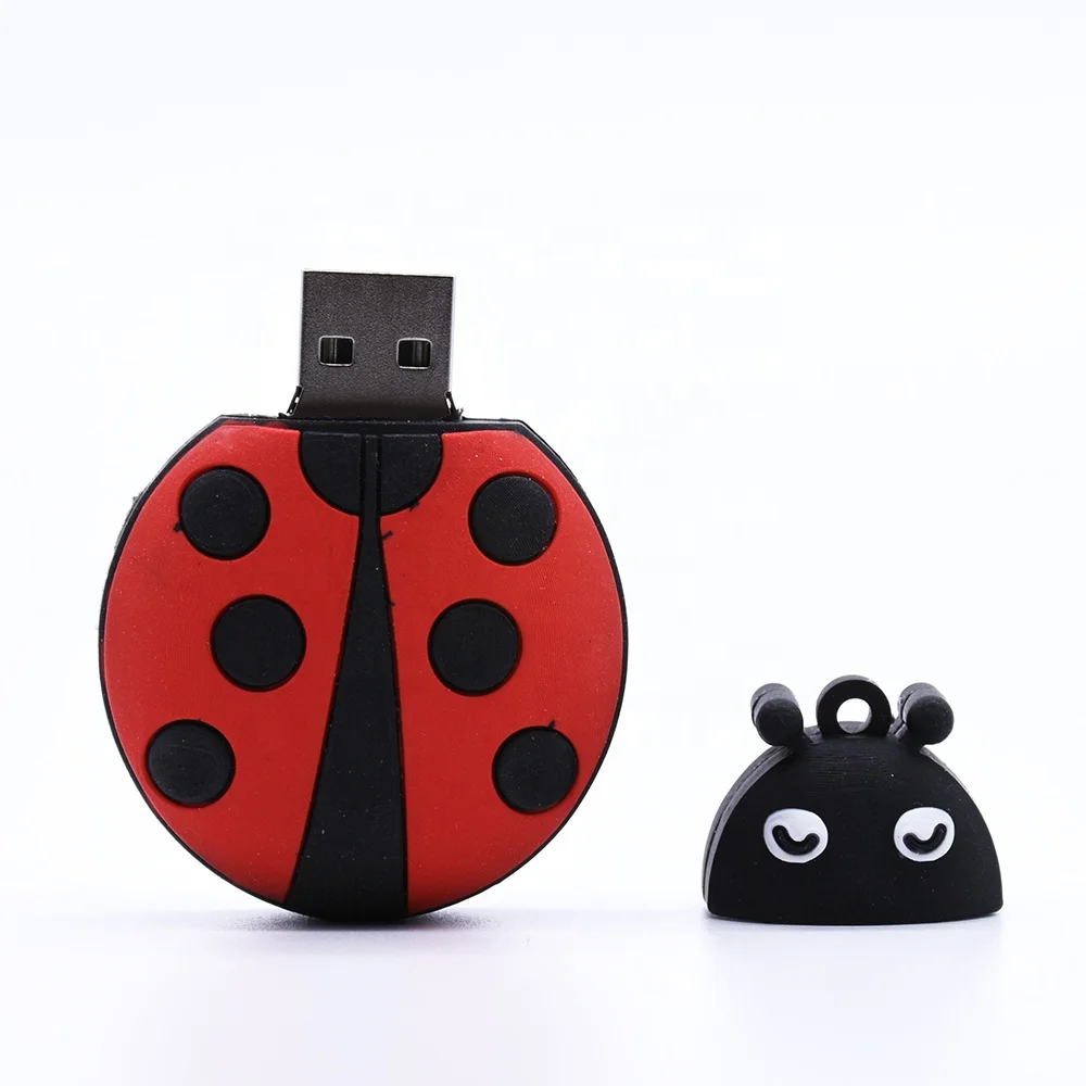 2017 New Design Cute Ladybug Pen Beetle Usb Flash Drive Memory
