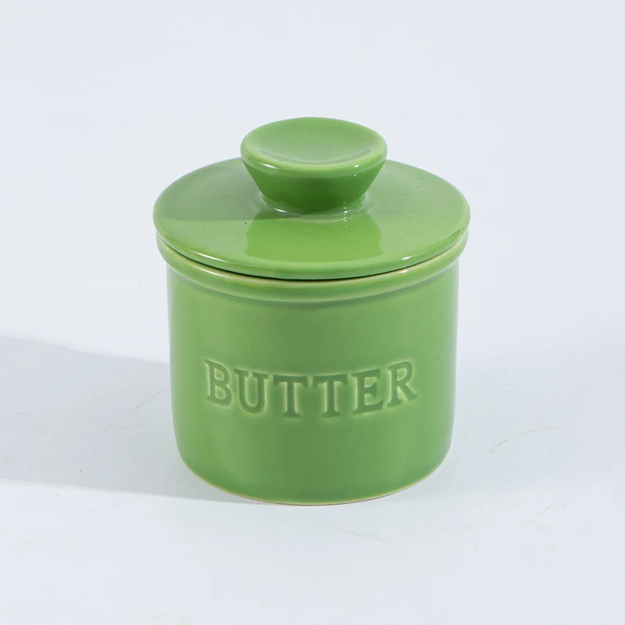 Creative butter dish with lid Western sealed cross-border butter tank Home restaurant kitchen butter box manufacturers wholesale