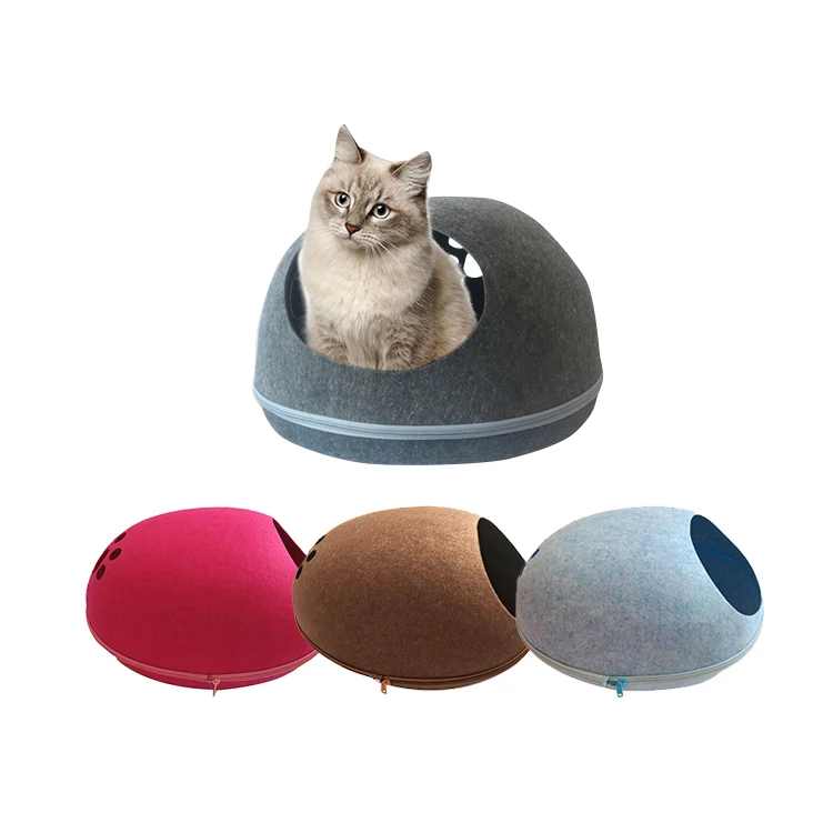 2021Four seasons available nepal felt cat cave