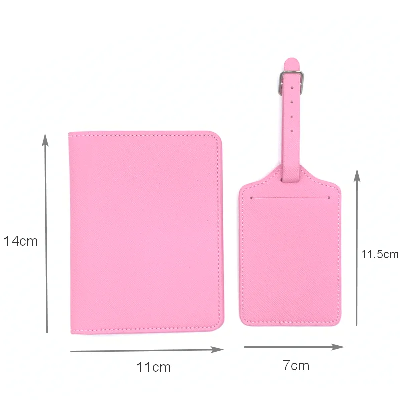 2023 ECO New Passport Holder Cover PU Leather Travel Wallet Case Organizer Passport Sets for Gift