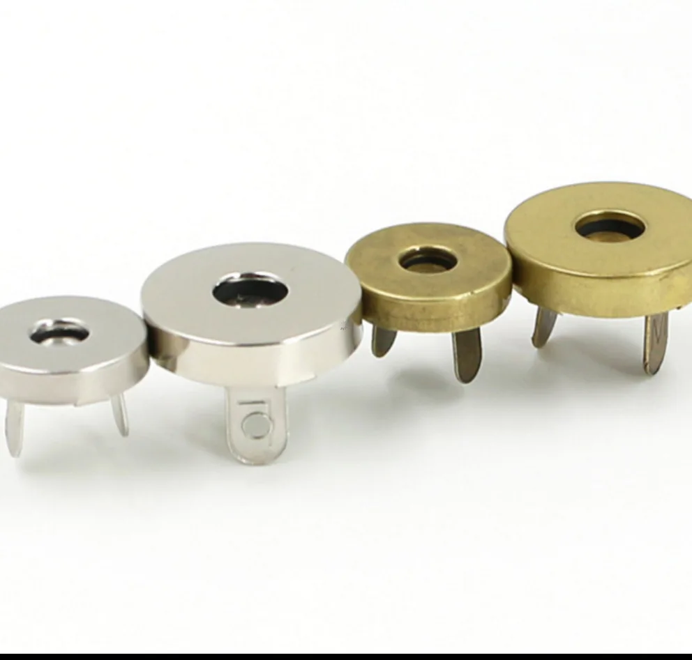 Factory wholesale Round Strong Magnet Snap Metal Magnetic Button For Clothing Handbag