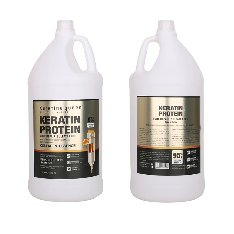 Wholesale Organic Black Caviar Repairing Shampoo 5000ml Keratin Moisturizing Damaged Smoothing Hair Care Shampoo And Conditioner