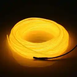 10 м/20 м Праздничная Светодиодная лента EL LED Гибкая мягкая трубка провод неоновый светящийся автомобильный трос Рождественский Декор AC 12 в Рождественское украшение для