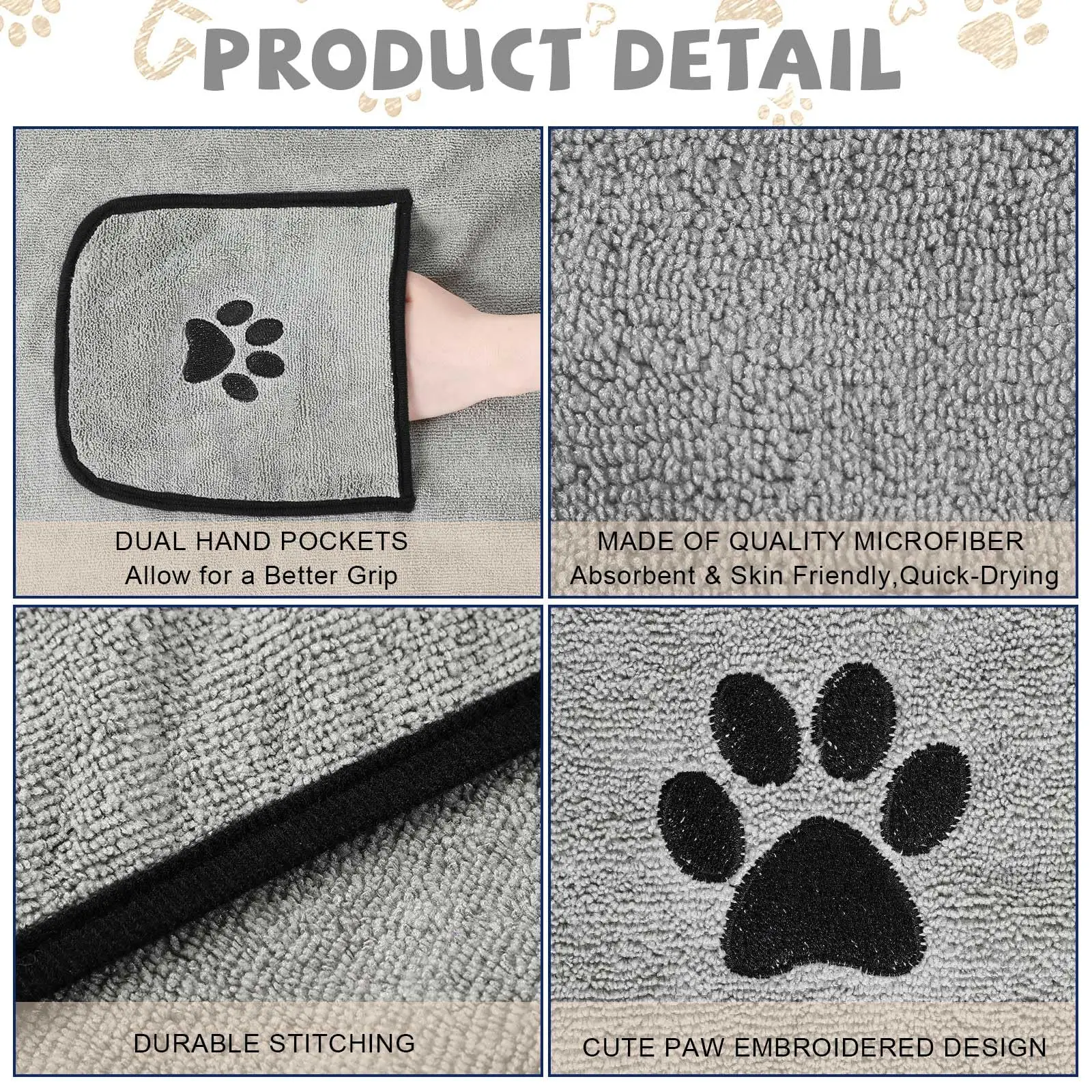 Wholesale quick dry bath dry dog towel