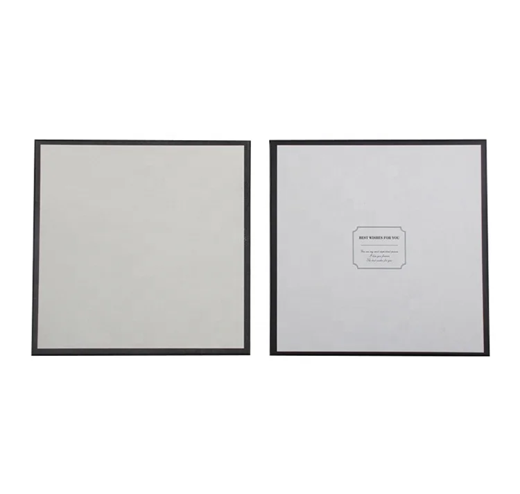 Cheap scarf packaging gift storage box set for underwear photo album notebook socks with logo sticker white square box