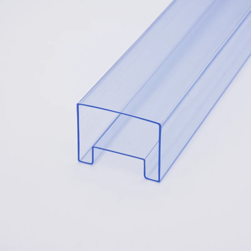 clear Plastic Tube Extruded Ic Electronic Packaging Tube  Pipe Packaging Capacitor