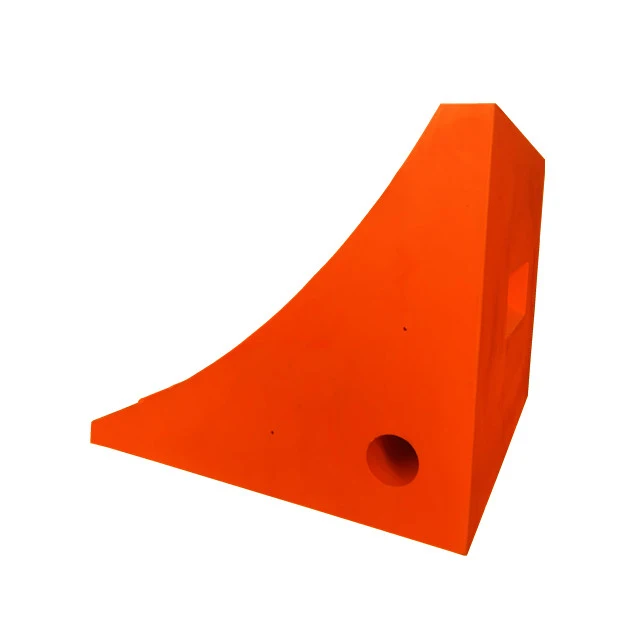 Truck wheel stopper 60 ton Load 6kg Weight PU Foam Car Vehicle RV Trailer Polyurethane Urethane Wheel Chock