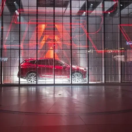 Indoor Outdoor Transparent LED Display Screen 2D 3D Video 4K Transparent LED Display