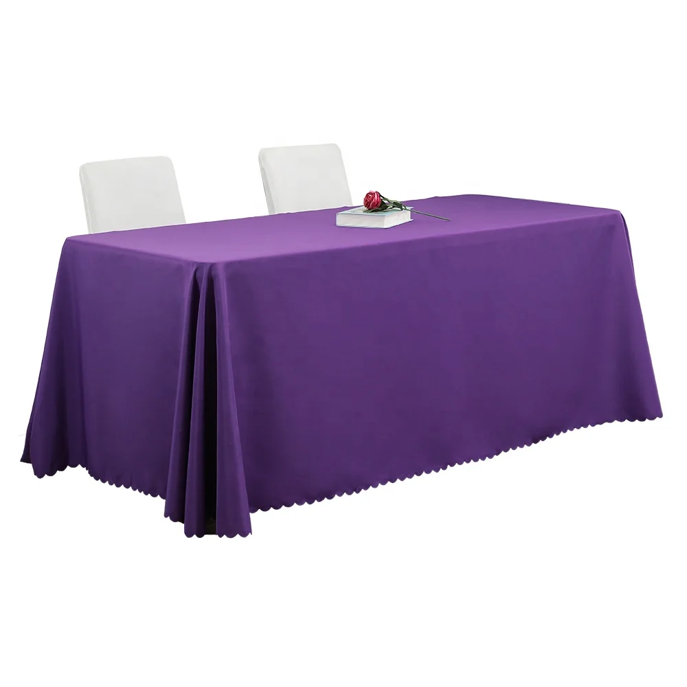 Polyester Rectangle Tablecloth for Home, Restaurant, Wedding, Party