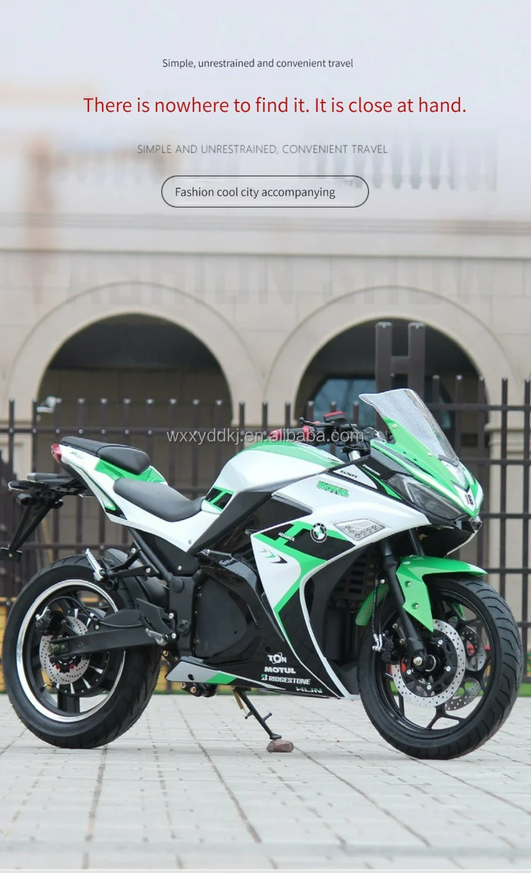 Super Powerful 6000W 72V Electric Motorcycle 2000W Road Racing Scooter Long Range