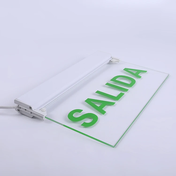 BEST sell SKU China cheap price fire safety hanging emergency light led salida exit sign