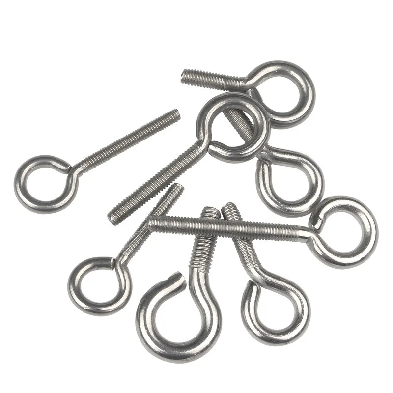 Eye steel screw