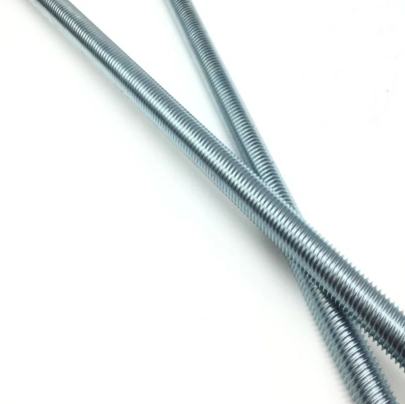 OEM ODM ACME 1M 2M 3M carbon steel zinc galvanized black oxide din975 din 976 thread threaded rod bar