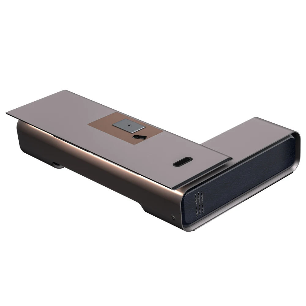 CEO modern advanced intelligent office metallic skin atmosphere science and technology sense chairman boss desk