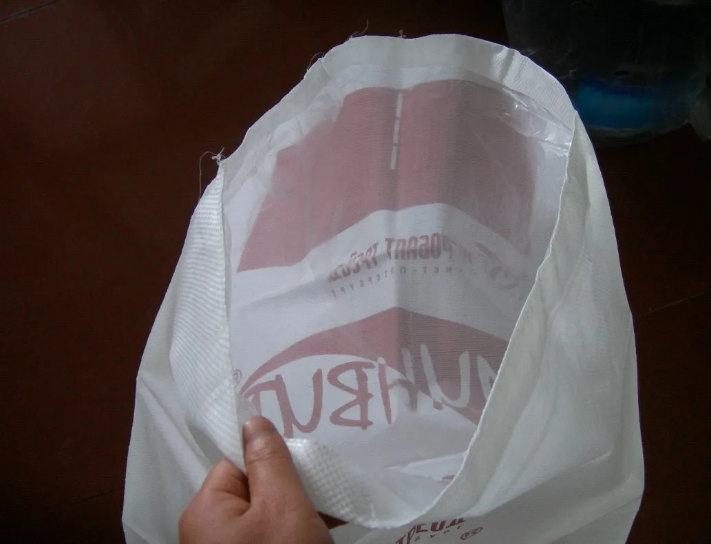 50kg polypropylene white plastic bag packaging for empty sugar bag with inner 20kg pp bags for swimming pool salt