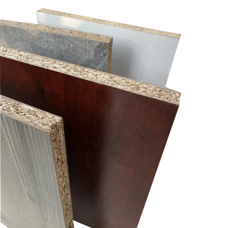 Chinese OEM cutting service melamine laminated  chipboard  particle board for assemble furniture