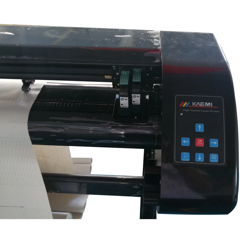 KAEMI H1 HP45 Inkjet Plotters Cloth Mark Printer Factory QQ Inkjet Printer Plotter