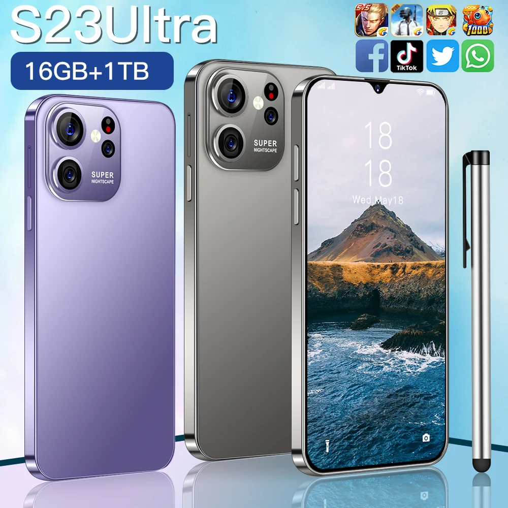 Strong 10 Core Processor 5g Phones Mobile Phone Dual Sim Hot Sale Fingerprint Card Phone