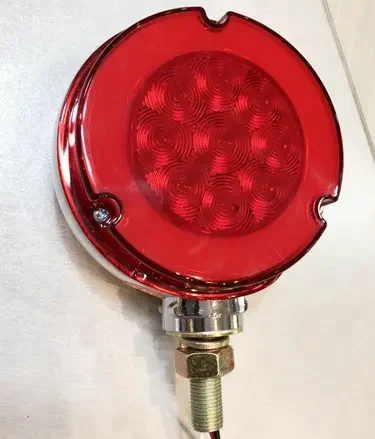 led freightliner teardrop sleeper side marker turn led lights w/chrome bezel for universal truck towing trailer RV bus etc