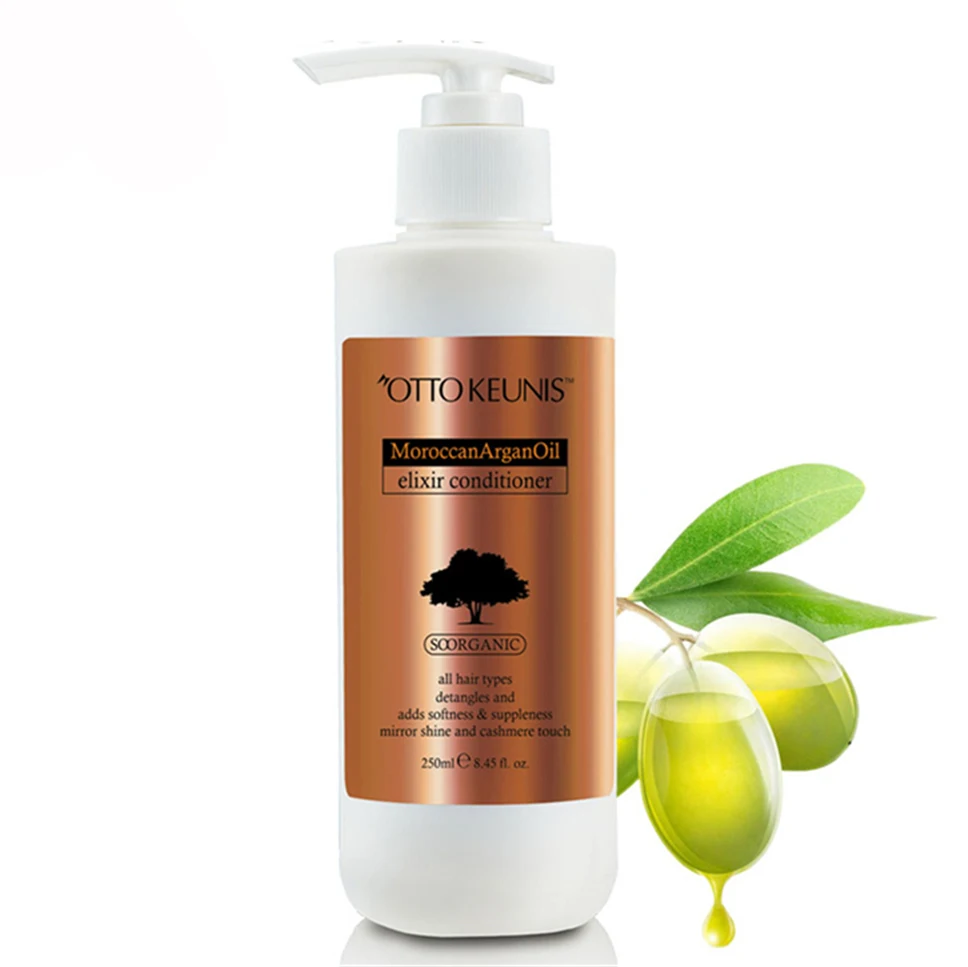Салонный кондиционер для наращивания волос с аргановым маслом, частная марка, кондиционер для распутывания волос