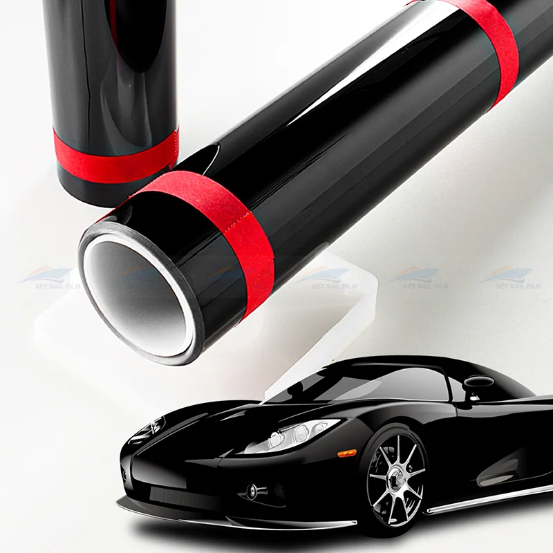 Glossy Black PPF Polyurethane Film Customized ODM OEM TPU PPF Protection Car Wraps Tint Film For Car Body Sticker