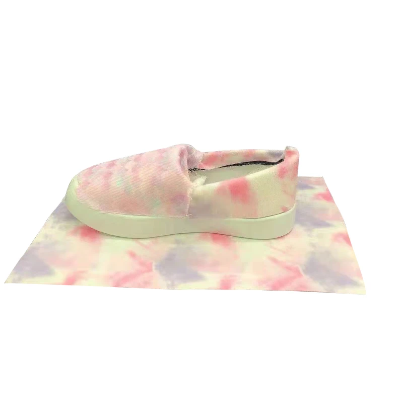 Summer new psychedelic color woven ribbon upper for manufacturers direct sales