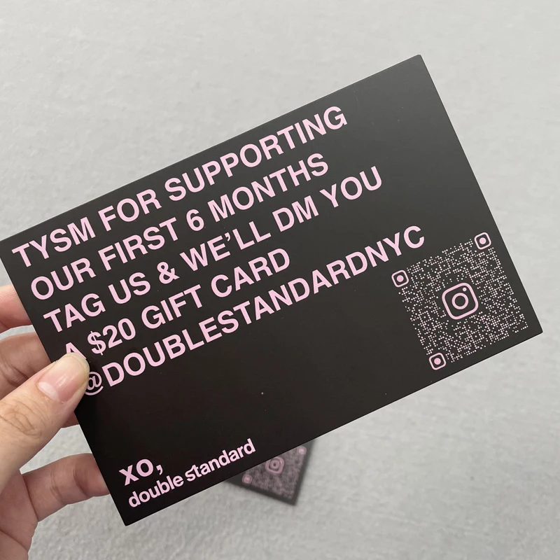 Custom Paper Business Card Small Thank you cards Postcards Color Printing