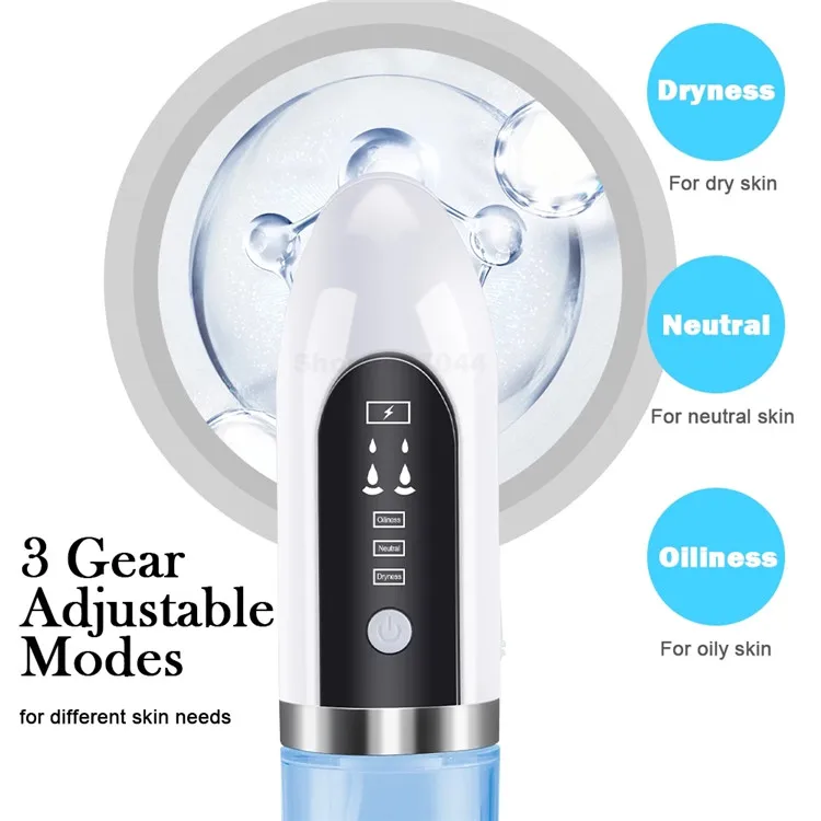Ultrasonic Skin Scrubber Black Dot Remover USB Blackhead Remover Pore Vacuum Skin Care Acne Pore Cleaner Removers