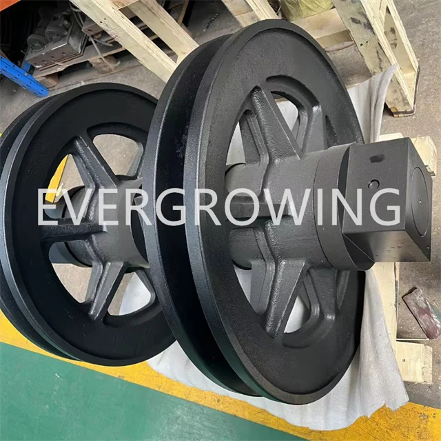 High Quality Front Track Guide Idler Group for Link-Belt LS138HII Crawler Crane Undercarriage Parts