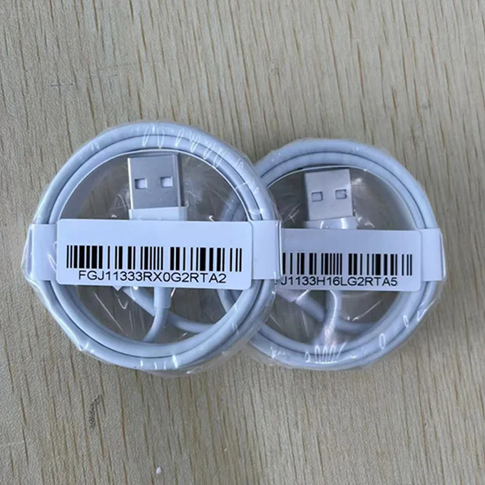 Genuine Original cables E75 Chip 8 Pin 1m 2m USB Cable  For iPhone 13 12 11 XR XS X 7plus 6s USB Data Cable