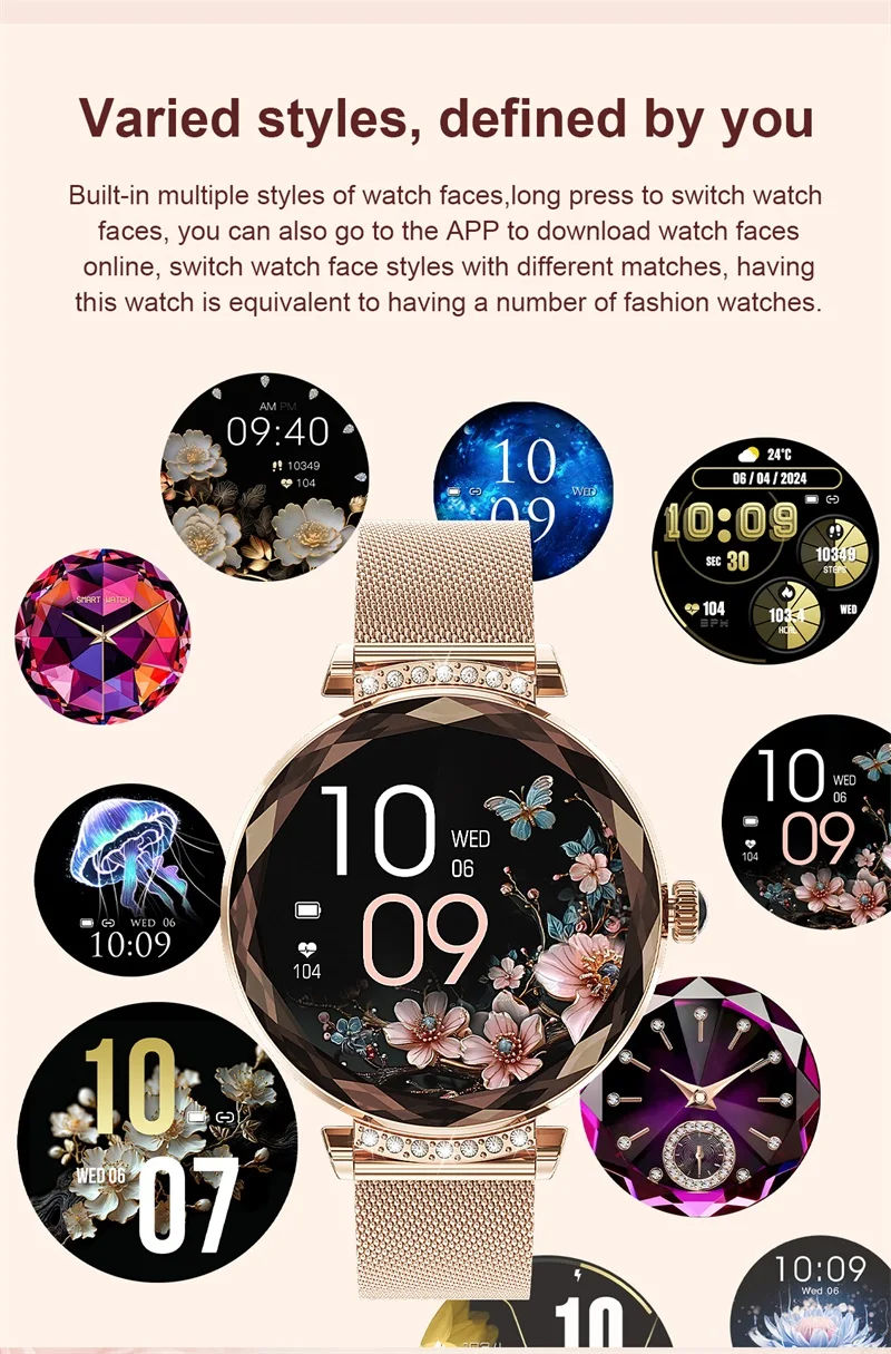 Small AMOLED Display Women Relojes Smart Watch NX7 PRO with BT Calling Round Screen Heart Rate Monitor Sport Ladies Smartwatch (10).jpg
