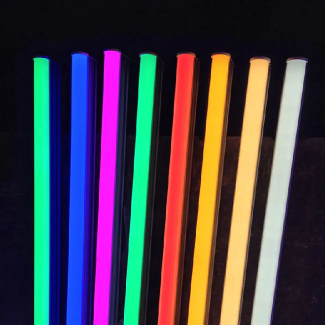 Color changing 2ft 3ft 4ft 18w 25w 36w T8  led nanlite rgb tube light with 5 years warranty